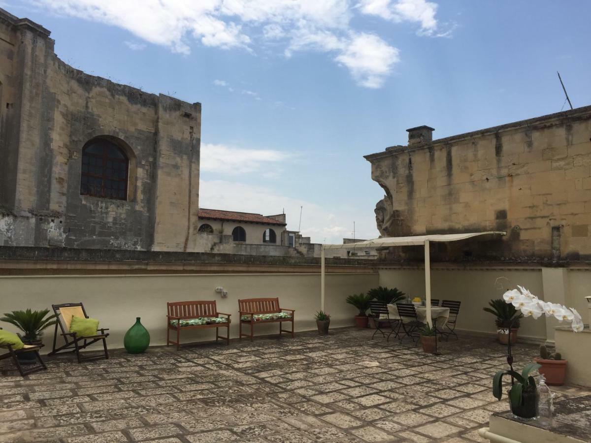 Historic Terrace Apartment Лече Екстериор снимка